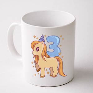 Third Birthday Pony Gift Coffee Mug