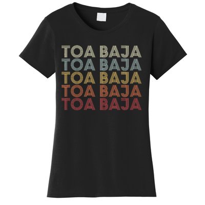 Toa Baja Puerto Rico Toa Baja Pr Vintage Text Women's T-Shirt