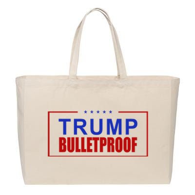 Trump Bulletproof Pro Trump America Cotton Canvas Jumbo Tote