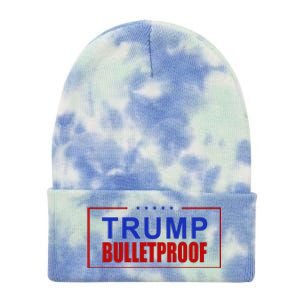 Trump Bulletproof Pro Trump America Tie Dye 12in Knit Beanie