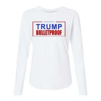 Trump Bulletproof Pro Trump America Womens Cotton Relaxed Long Sleeve T-Shirt