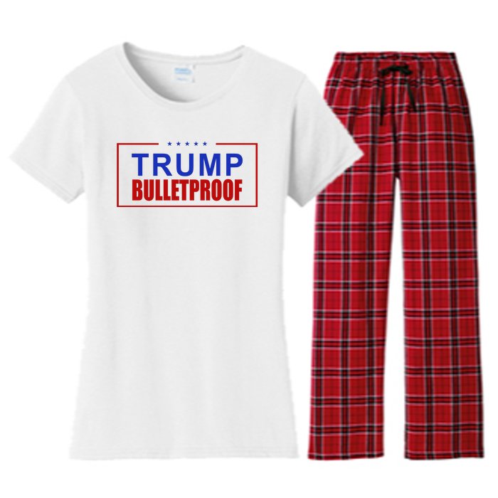 Trump Bulletproof Pro Trump America Women's Flannel Pajama Set