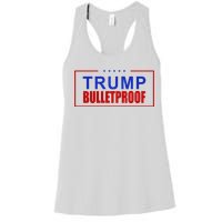 Trump Bulletproof Pro Trump America Women's Racerback Tank