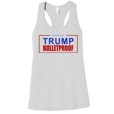 Trump Bulletproof Pro Trump America Women's Racerback Tank