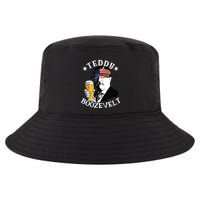 Teddy Boozevelt President Theodore Roosevelt Drinking Beer Cool Comfort Performance Bucket Hat