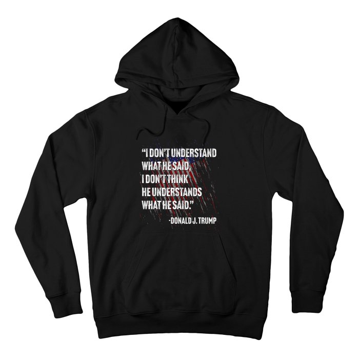 Trump Biden Presidential Debate 2024 Funny Hoodie