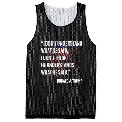 Trump Biden Presidential Debate 2024 Funny Mesh Reversible Basketball Jersey Tank