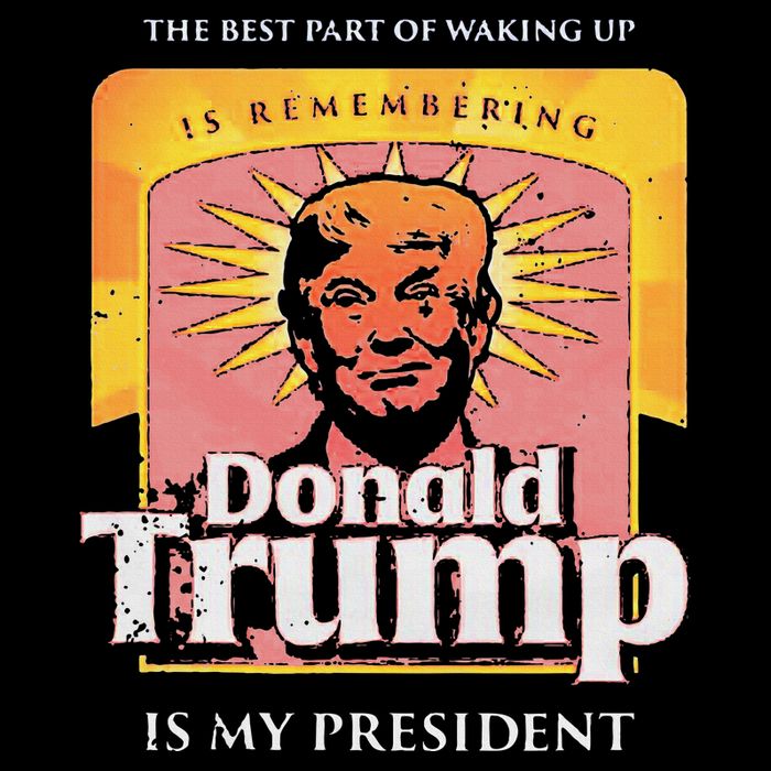 The Best Part Of Waking Up Is Remembering Donald Trump Flat Bill Trucker Hat