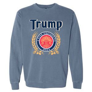 Trump Best President A Fine President 2024 2028 Garment-Dyed Sweatshirt