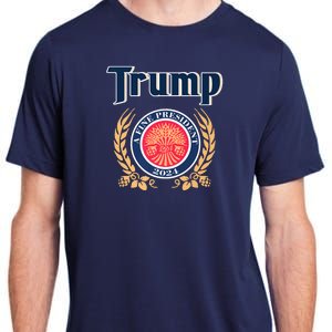 Trump Best President A Fine President 2024 2028 Adult ChromaSoft Performance T-Shirt