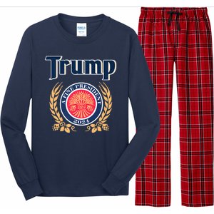 Trump Best President A Fine President 2024 2028 Long Sleeve Pajama Set