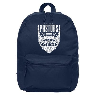 The Best Pastors Have Beards Funny Appreciation Gift For 16 in Basic Backpack