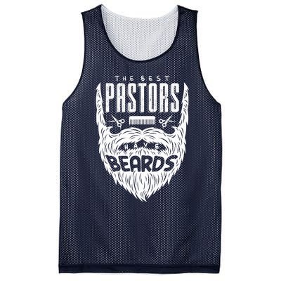 The Best Pastors Have Beards Funny Appreciation Gift For Mesh Reversible Basketball Jersey Tank