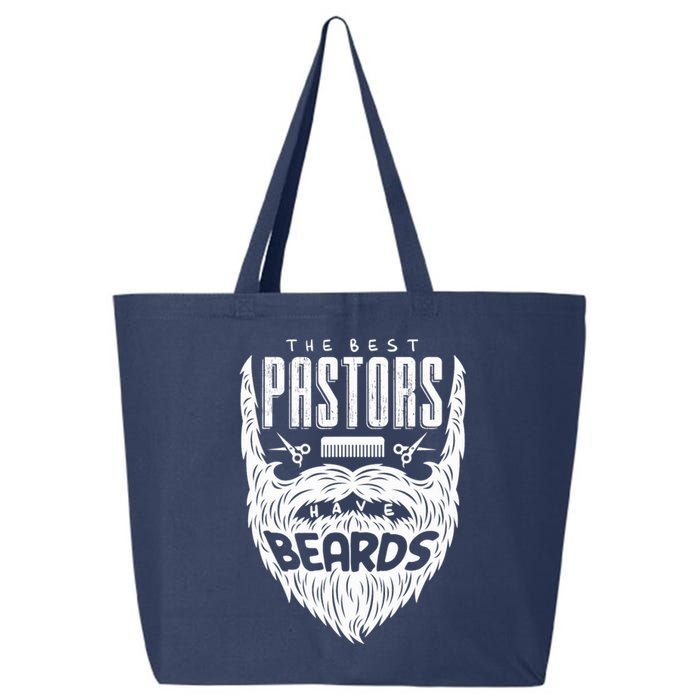 The Best Pastors Have Beards Funny Appreciation Gift For 25L Jumbo Tote