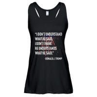 Trump Biden Presidential Debate 2024 Ladies Essential Flowy Tank