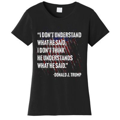 Trump Biden Presidential Debate 2024 Women's T-Shirt