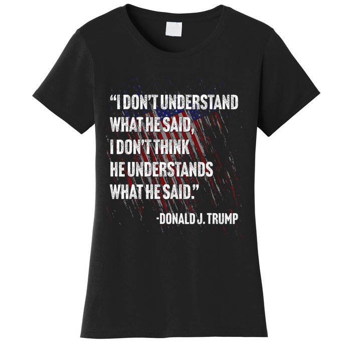 Trump Biden Presidential Debate 2024 Women's T-Shirt