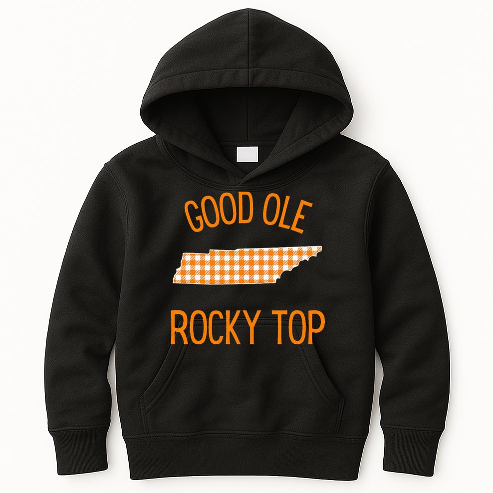 Tennessee Buffalo Plaid Classic Cute Tennessee Kids Hoodie