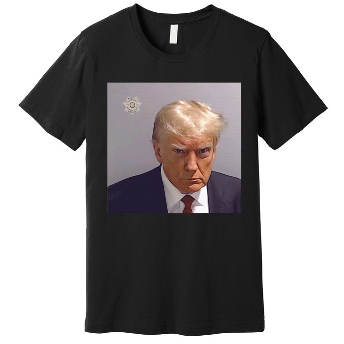 The Booking Photo Of Donald Trump Premium T-Shirt