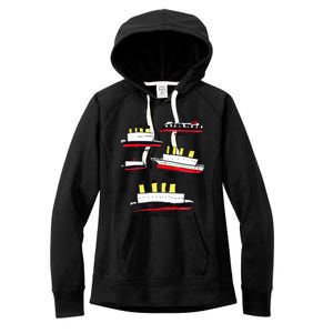 Titanic Britanic Poseidon Carpathia Famous Ship Gift. Women's Fleece Hoodie