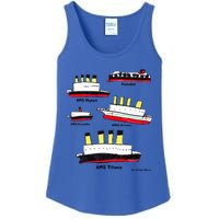 Titanic Britanic Poseidon Carpathia Famous Ship Gift. Ladies Essential Tank