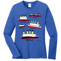 Titanic Britanic Poseidon Carpathia Famous Ship Gift. Ladies Long Sleeve Shirt