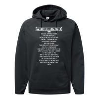 The Barber's Prayer Funny Performance Fleece Hoodie