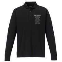 The Barber's Prayer Funny Performance Long Sleeve Polo