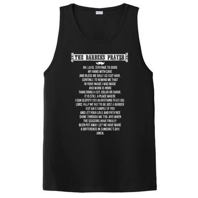 The Barber's Prayer Funny PosiCharge Competitor Tank