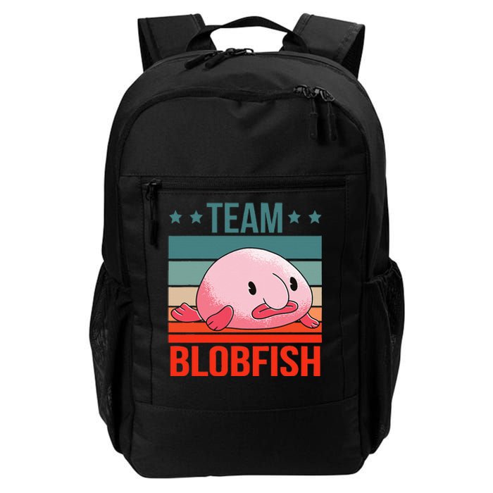 Team Blobfish Quote Deep Sea Fish Blobfish Daily Commute Backpack