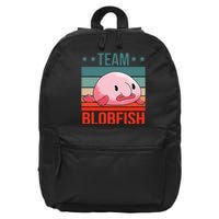 Team Blobfish Quote Deep Sea Fish Blobfish 16 in Basic Backpack