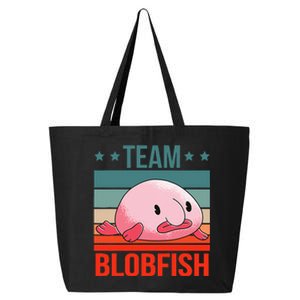 Team Blobfish Quote Deep Sea Fish Blobfish 25L Jumbo Tote