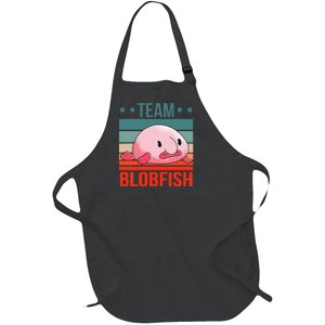 Team Blobfish Quote Deep Sea Fish Blobfish Full-Length Apron With Pockets