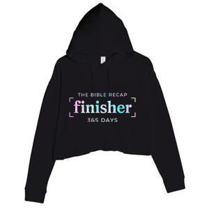 The Bible Recap Finisher 365 Days Gift Crop Fleece Hoodie