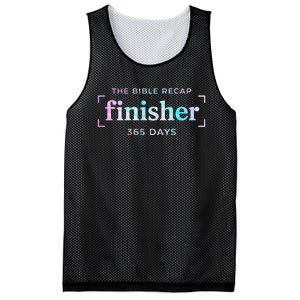 The Bible Recap Finisher 365 Days Gift Mesh Reversible Basketball Jersey Tank