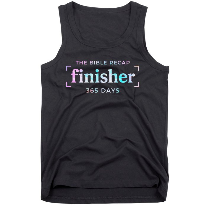 The Bible Recap Finisher 365 Days Gift Tank Top