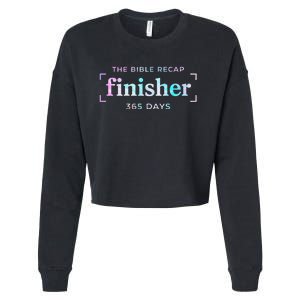 The Bible Recap Finisher 365 Days Gift Cropped Pullover Crew