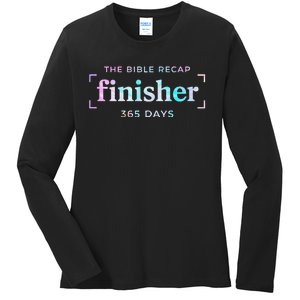 The Bible Recap Finisher 365 Days Gift Ladies Long Sleeve Shirt