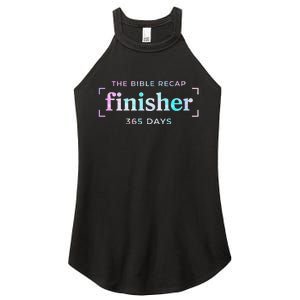 The Bible Recap Finisher 365 Days Gift Women's Perfect Tri Rocker Tank