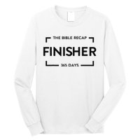 The Bible Recap Finisher 365 Days Gift Long Sleeve Shirt