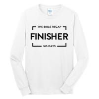 The Bible Recap Finisher 365 Days Gift Tall Long Sleeve T-Shirt