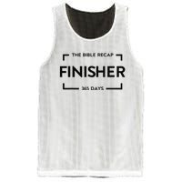 The Bible Recap Finisher 365 Days Gift Mesh Reversible Basketball Jersey Tank