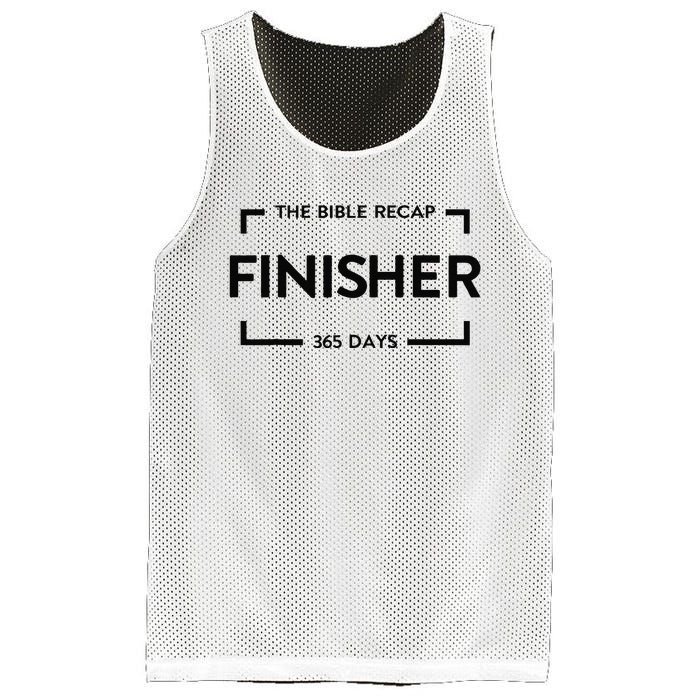 The Bible Recap Finisher 365 Days Gift Mesh Reversible Basketball Jersey Tank