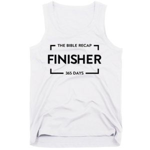 The Bible Recap Finisher 365 Days Gift Tank Top