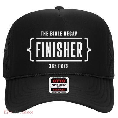 The Bible Recap Finisher 365 Days High Crown Mesh Back Trucker Hat