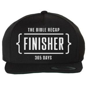 The Bible Recap Finisher 365 Days Wool Snapback Cap