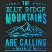 The Blue Ridge Mountains Are Calling And I Must Go Funny Gift Adult Drive Performance Visor