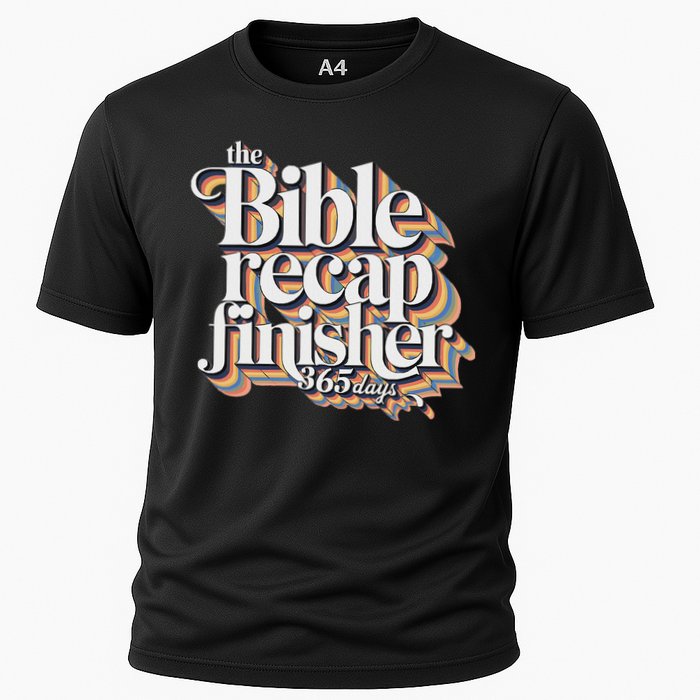 The Bible Recap Finisher 365 Days Christian Journey Cooling Performance Crew T-Shirt