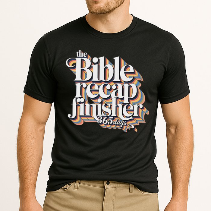 The Bible Recap Finisher 365 Days Christian Journey Cooling Performance Crew T-Shirt