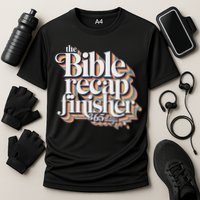 The Bible Recap Finisher 365 Days Christian Journey Cooling Performance Crew T-Shirt